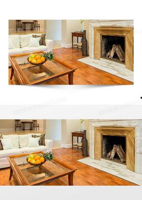 壁炉网红拍照图片,尽显温馨家居风情